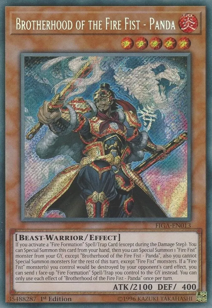 Brotherhood of the Fire Fist - Panda — Fists of the Gadgets — Yu-Gi-Oh!