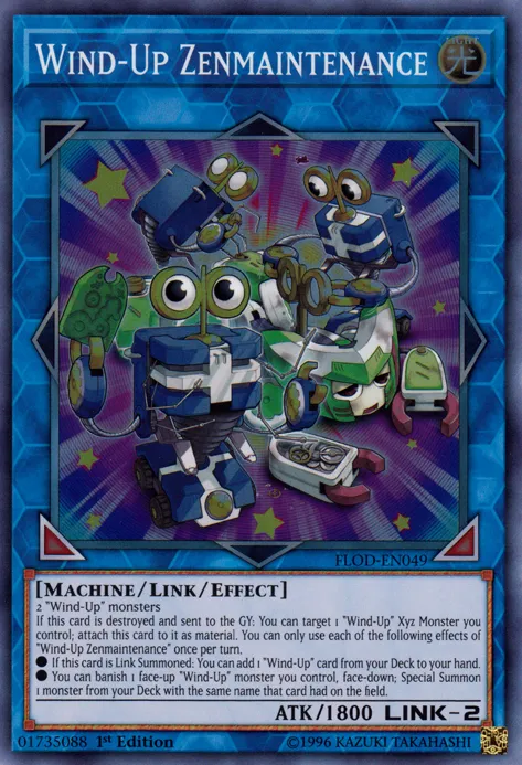 Wind-Up Zenmaintenance — Flames of Destruction — Yu-Gi-Oh!