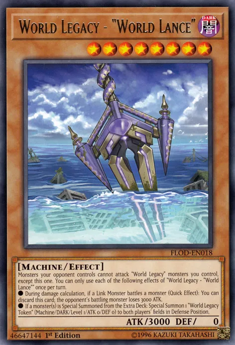 World Legacy - "World Lance" — Flames of Destruction — Yu-Gi-Oh!