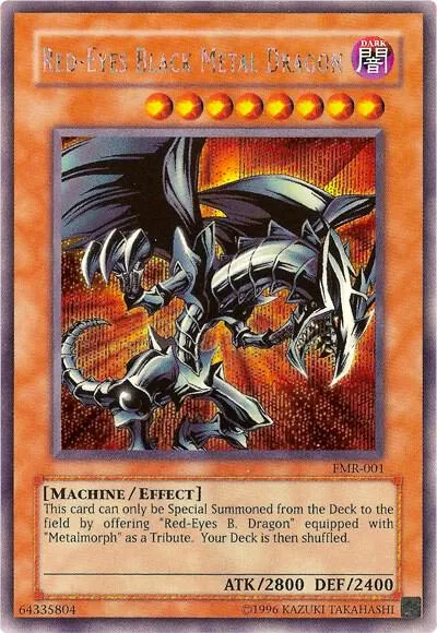 Red-Eyes Black Metal Dragon — Forbidden Memories — Yu-Gi-Oh!