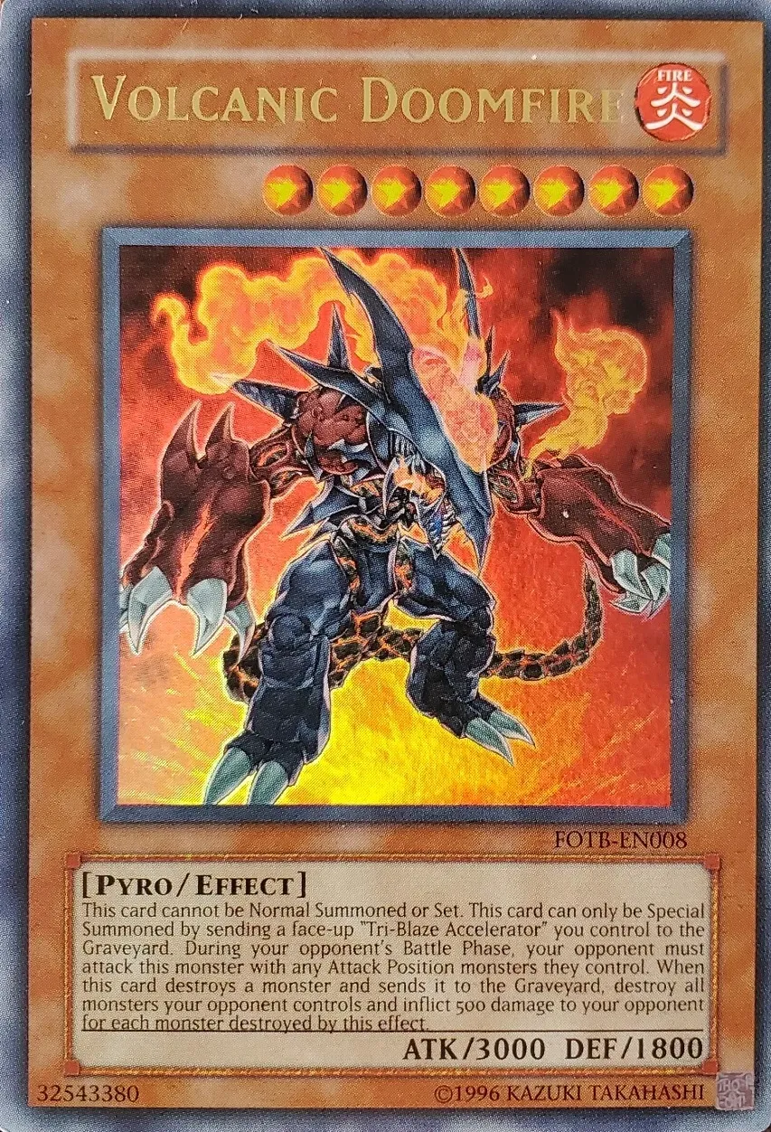 Volcanic Doomfire — Force of the Breaker - Unlimited — Yu-Gi-Oh!