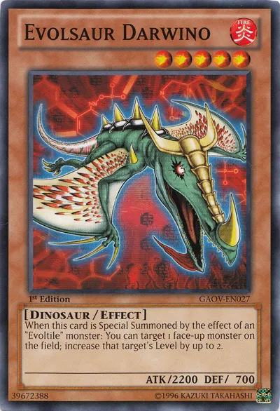 Evolsaur Darwino — Galactic Overlord — Yu-Gi-Oh!