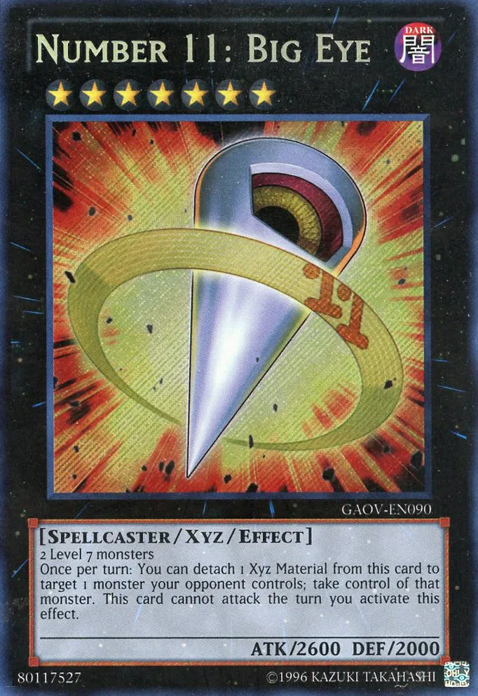 Number 11: Big Eye — Galactic Overlord - Unlimited — Yu-Gi-Oh!