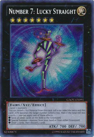 Number 7: Lucky Straight — Galactic Overlord - Unlimited — Yu-Gi-Oh!