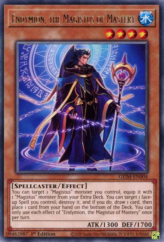 Endymion, the Magistus of Mastery — Genesis Impact — Yu-Gi-Oh!