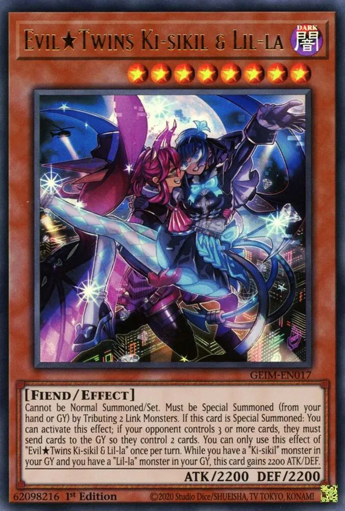 Evil★Twins Ki-sikil & Lil-la — Genesis Impact — Yu-Gi-Oh!