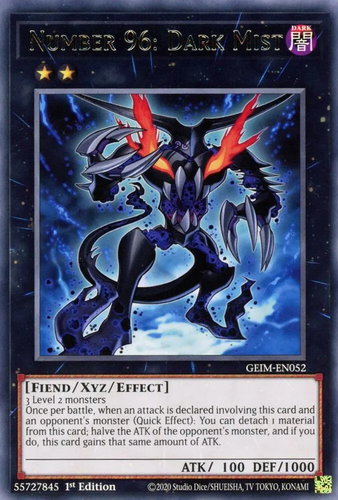Number 96: Dark Mist — Genesis Impact — Yu-Gi-Oh!