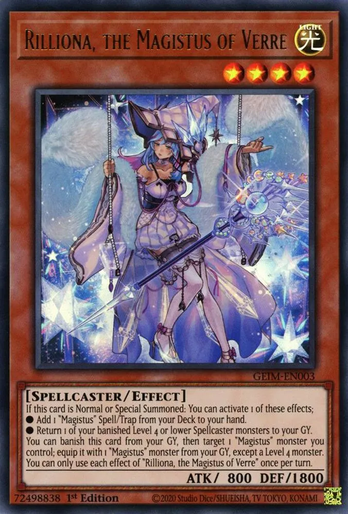 Rilliona, the Magistus of Verre from Genesis Impact - Yu-Gi-Oh!