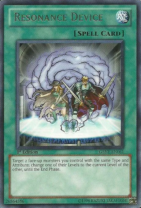 Resonance Device — Generation Force — Yu-Gi-Oh!