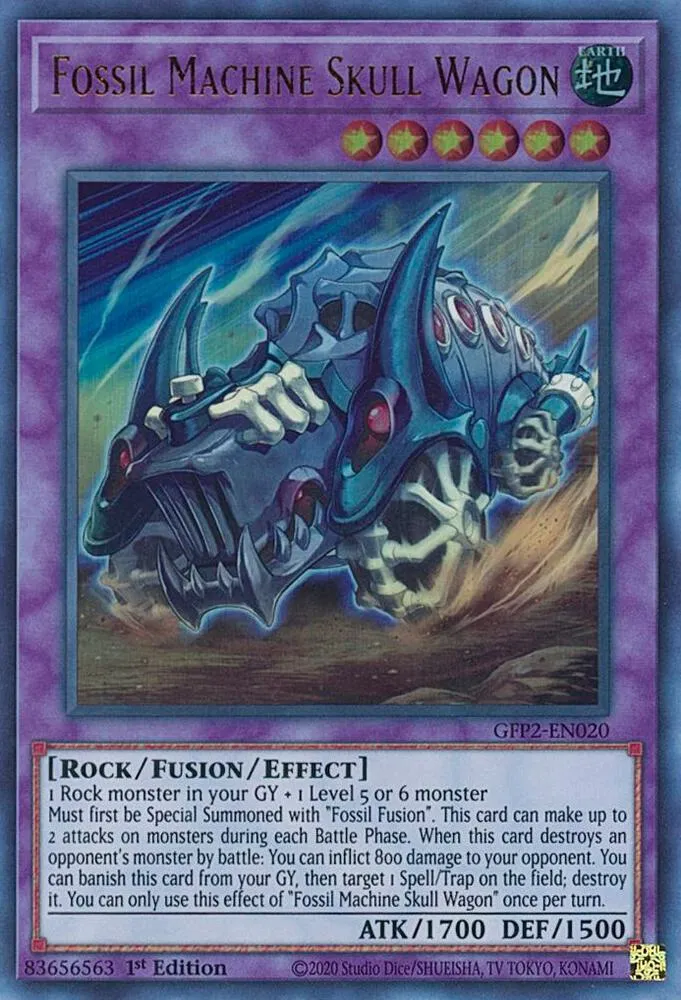 Machine Fossile Camion Squelette — Ghosts From the Past: The 2nd Haunting — Yu-Gi-Oh!