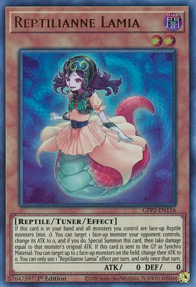 Reptilianne Lamia — Ghosts From the Past: The 2nd Haunting — Yu-Gi-Oh!