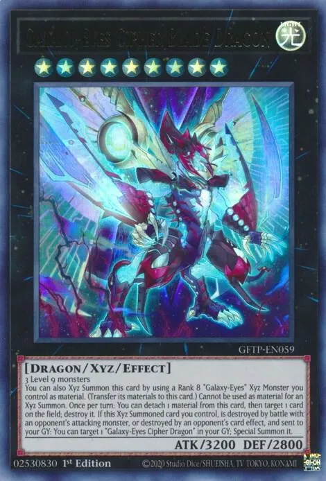 Galaxy-Eyes Cipher Blade Dragon — Ghosts From the Past — Yu-Gi-Oh!
