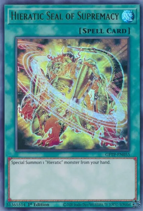 Hieratic Seal of Supremacy — Ghosts From the Past — Yu-Gi-Oh!