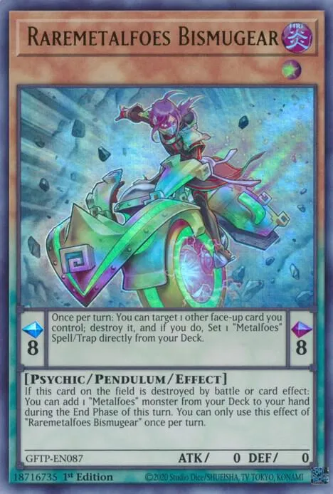 Raremetalfoes Bismugear — Ghosts From the Past — Yu-Gi-Oh!