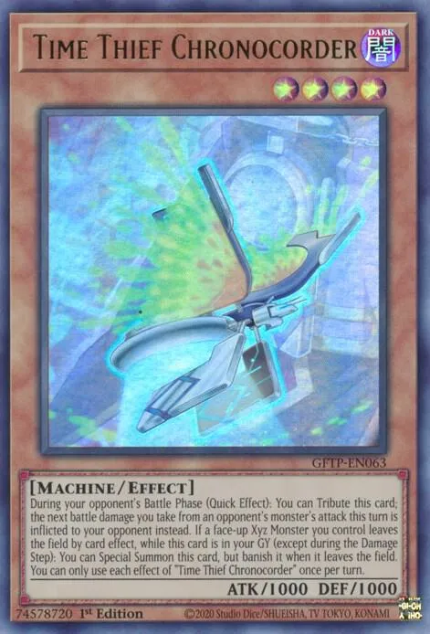 Time Thief Chronocorder — Ghosts From the Past — Yu-Gi-Oh!