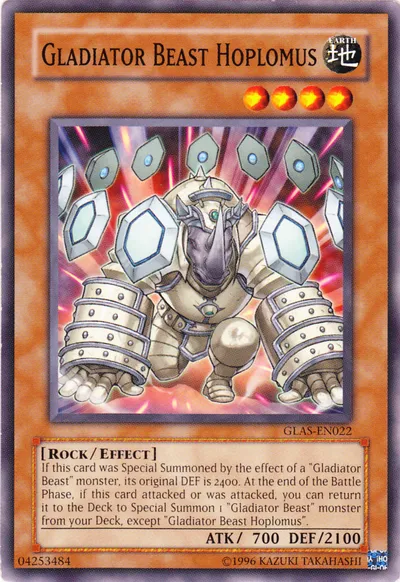 Gladiator Beast Hoplomus — Gladiator's Assault - Unlimited — Yu-Gi-Oh!