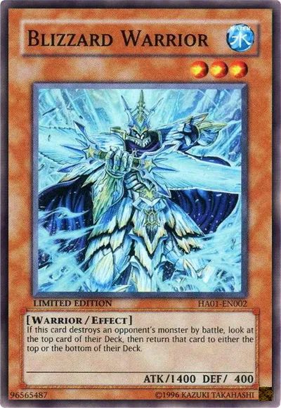 Blizzard Warrior — Hidden Arsenal — Yu-Gi-Oh!