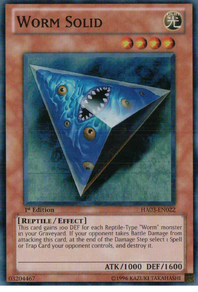 Worm Solid — Hidden Arsenal 3 — Yu-Gi-Oh!