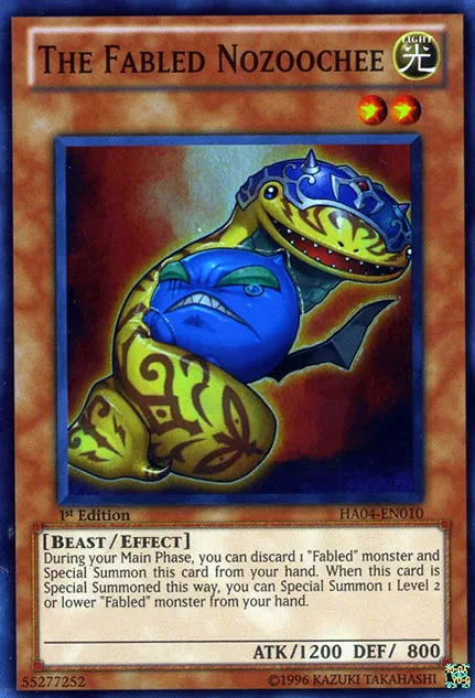 The Fabled Nozoochee — Hidden Arsenal 4 — Yu-Gi-Oh!