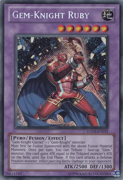 Gem-Knight Ruby — Hidden Arsenal 5 - Unlimited — Yu-Gi-Oh!