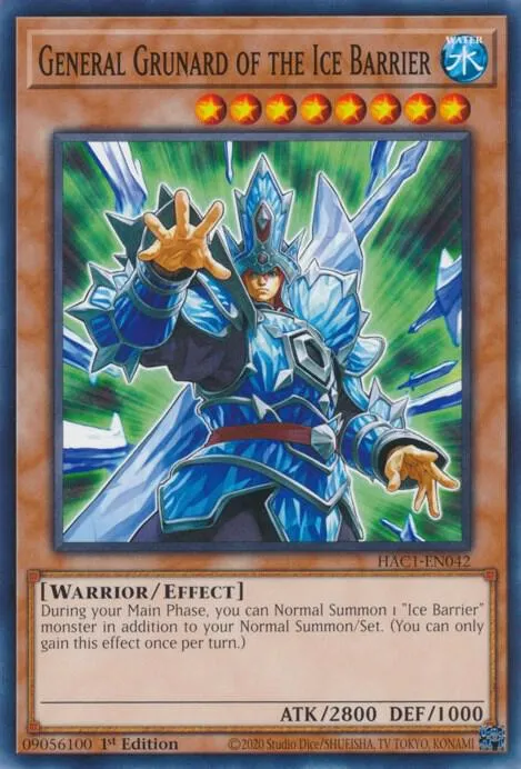 General Grunard of the Ice Barrier — Hidden Arsenal: Chapter 1 — Yu-Gi-Oh!