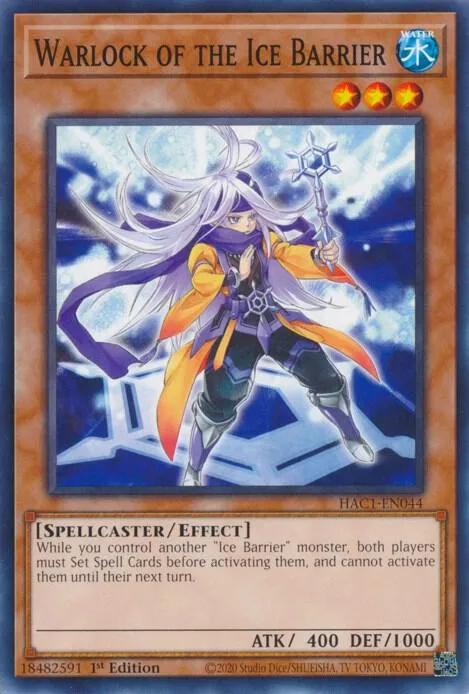 Warlock of the Ice Barrier — Hidden Arsenal: Chapter 1 — Yu-Gi-Oh!