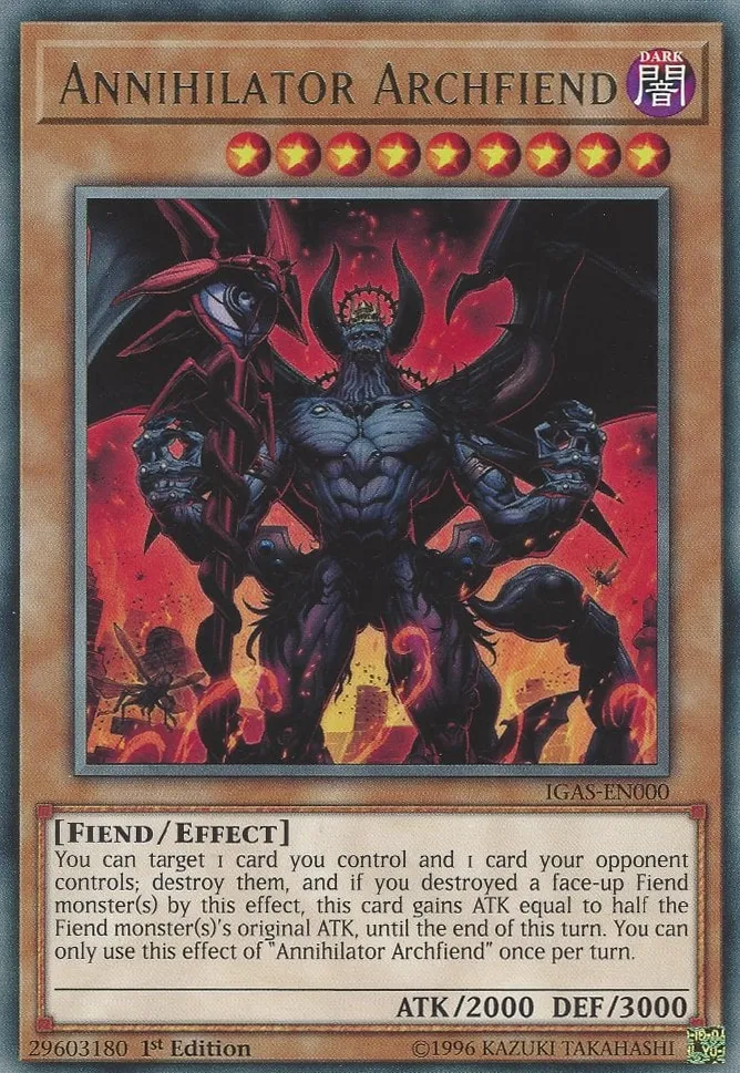 Annihilator Archfiend — Ignition Assault — Yu-Gi-Oh!