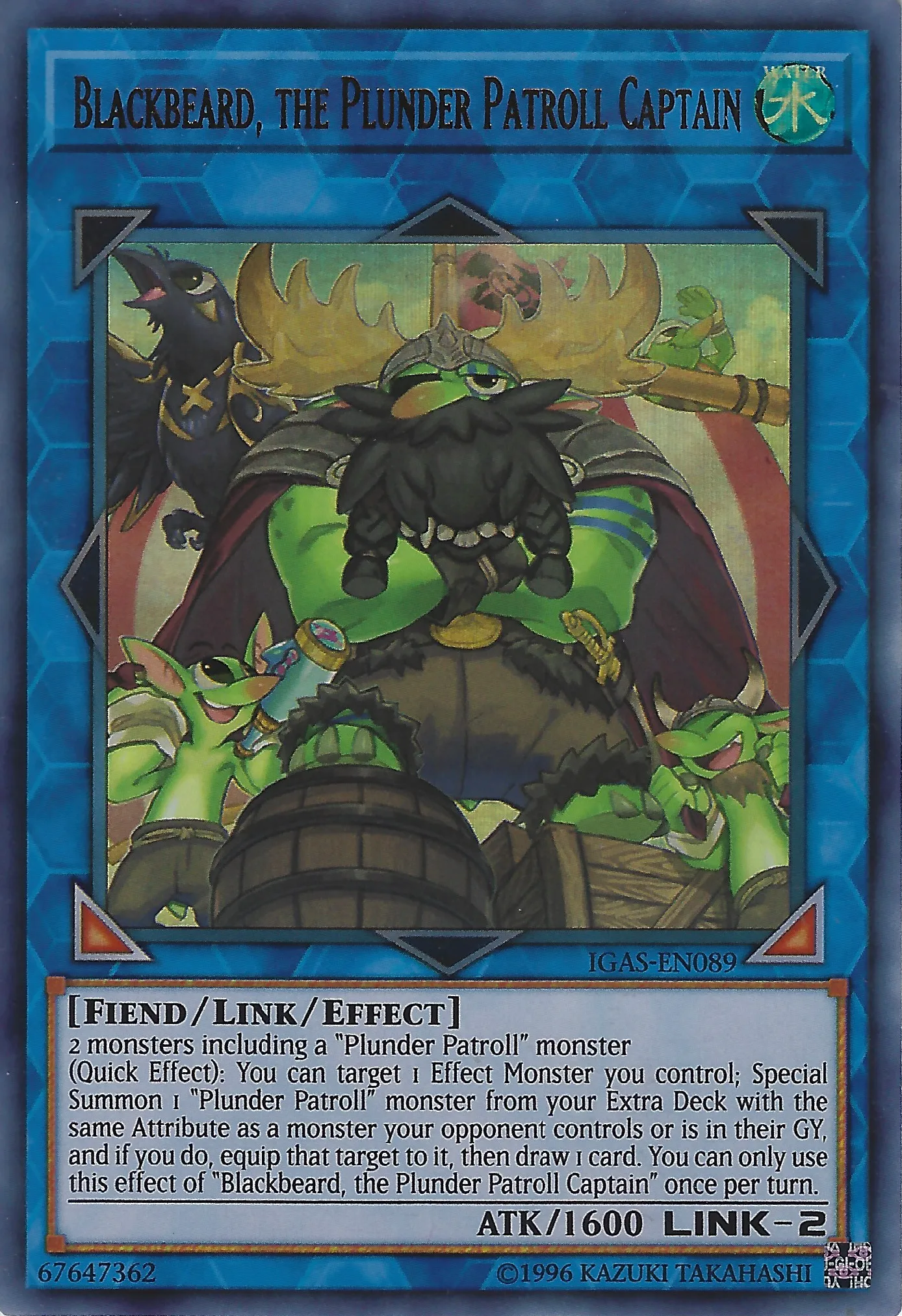 Blackbeard, the Plunder Patroll Captain — Ignition Assault - Unlimited — Yu-Gi-Oh!