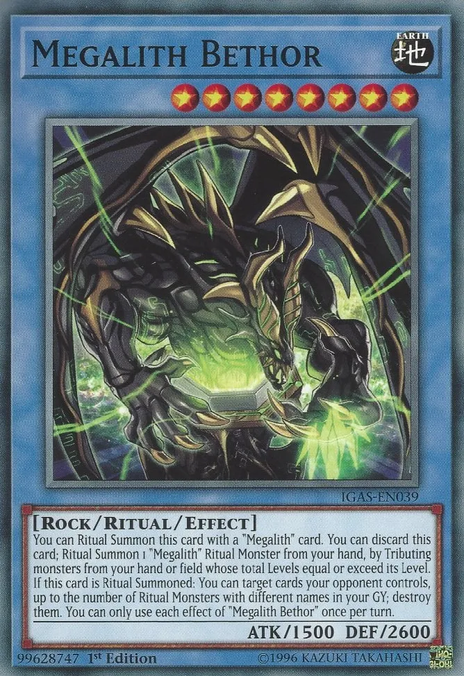 Megalith Bethor from Ignition Assault - Yu-Gi-Oh!