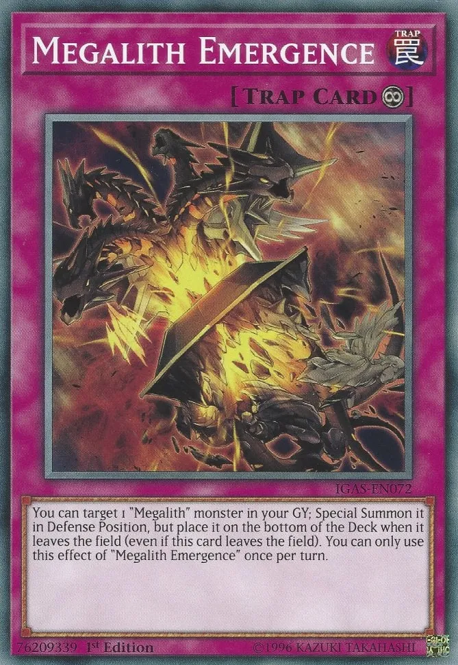 Megalith Emergence — Ignition Assault — Yu-Gi-Oh!