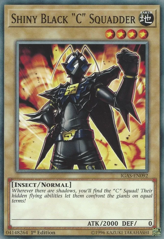 Shiny Black "C" Squadder — Ignition Assault — Yu-Gi-Oh!