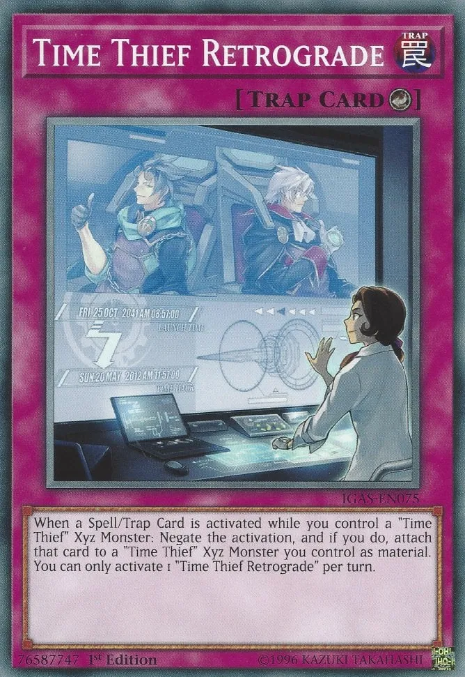 Time Thief Retrograde — Ignition Assault — Yu-Gi-Oh!