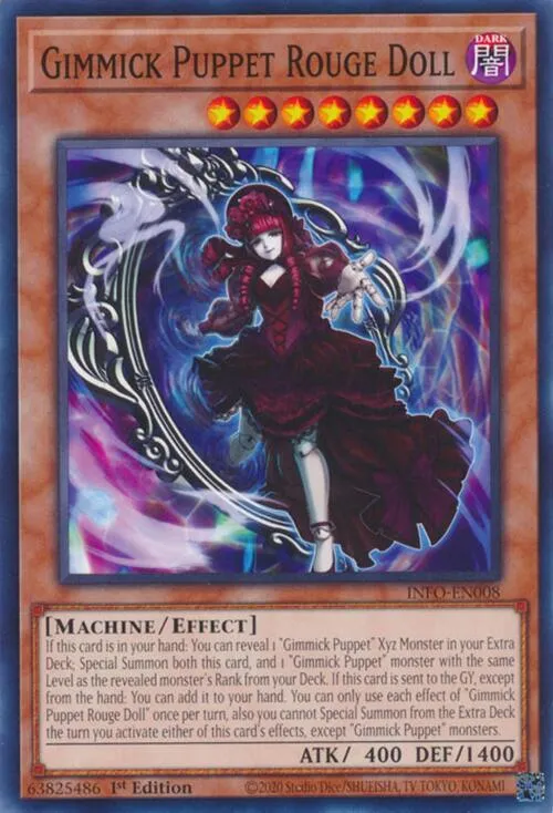 Poupée Truquée Rouge — The Infinite Forbidden — Yu-Gi-Oh!