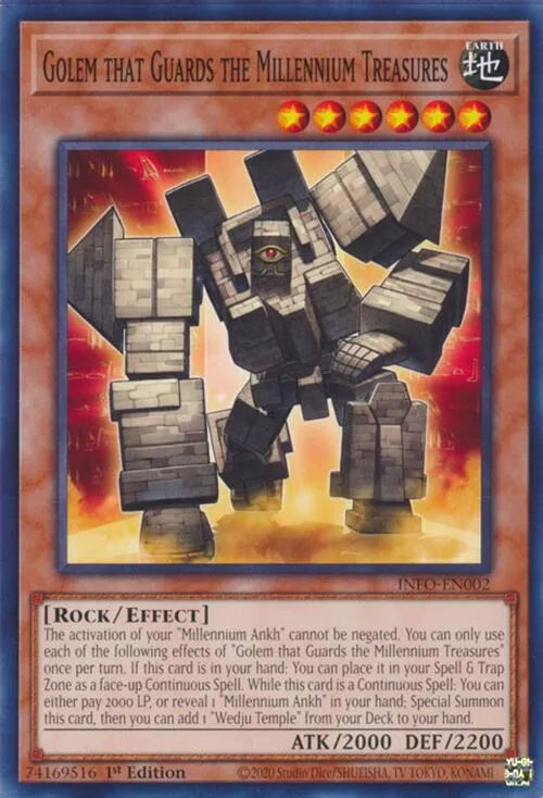 Golem qui Garde les Trésors Millénaires — The Infinite Forbidden — Yu-Gi-Oh!
