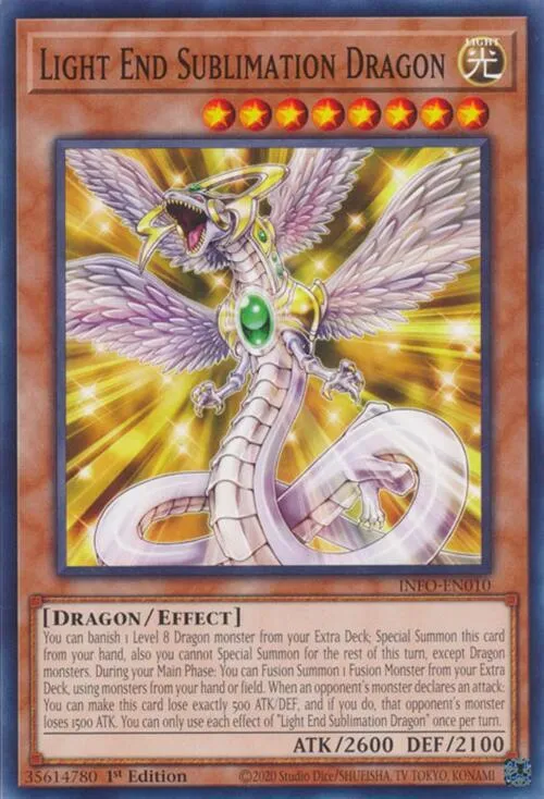Dragon de Sublimation Ultime de Lumière — The Infinite Forbidden — Yu-Gi-Oh!