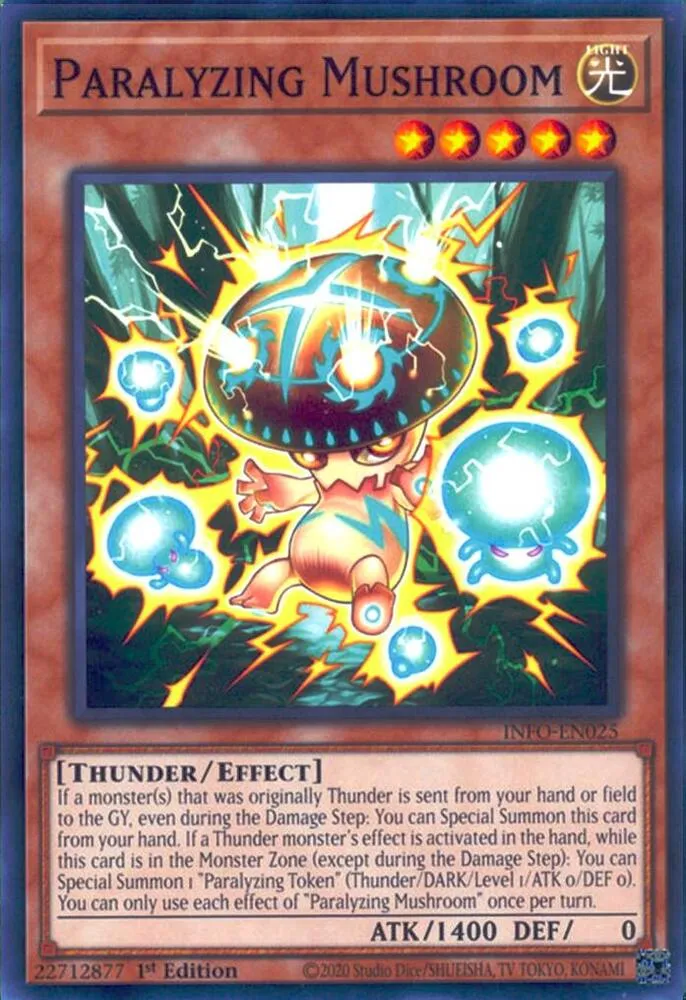 Champignon Paralysant — The Infinite Forbidden — Yu-Gi-Oh!