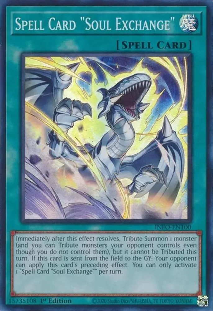 Spell Card "Soul Exchange" — The Infinite Forbidden — Yu-Gi-Oh!