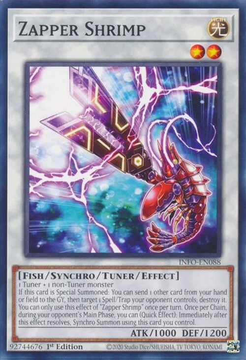 Crevette Zappeuse — The Infinite Forbidden — Yu-Gi-Oh!
