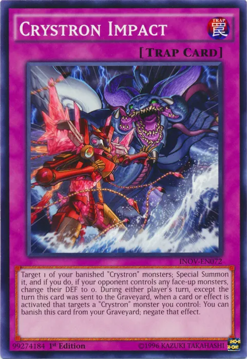 Crystron Impact — Invasion: Vengeance — Yu-Gi-Oh!