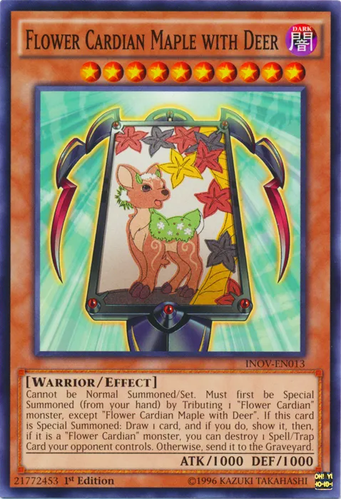 Fleur Cardian Érable avec Cerf — Invasion: Vengeance — Yu-Gi-Oh!