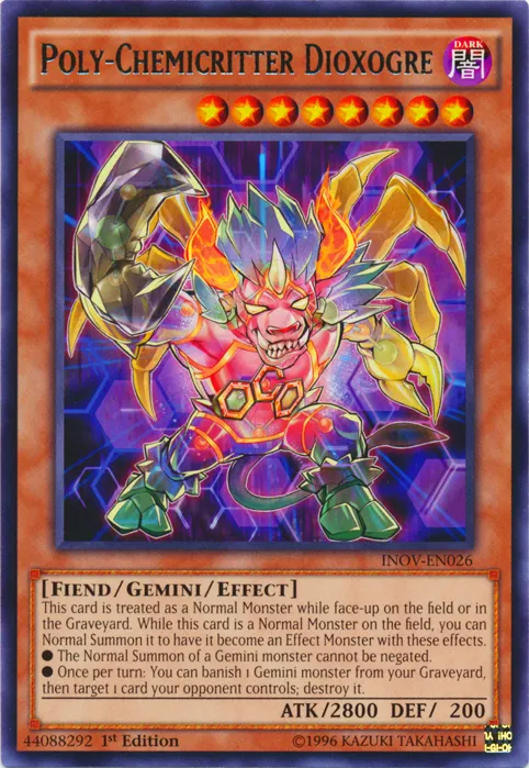 Dioxogre Poly-Chimicréa — Invasion: Vengeance — Yu-Gi-Oh!