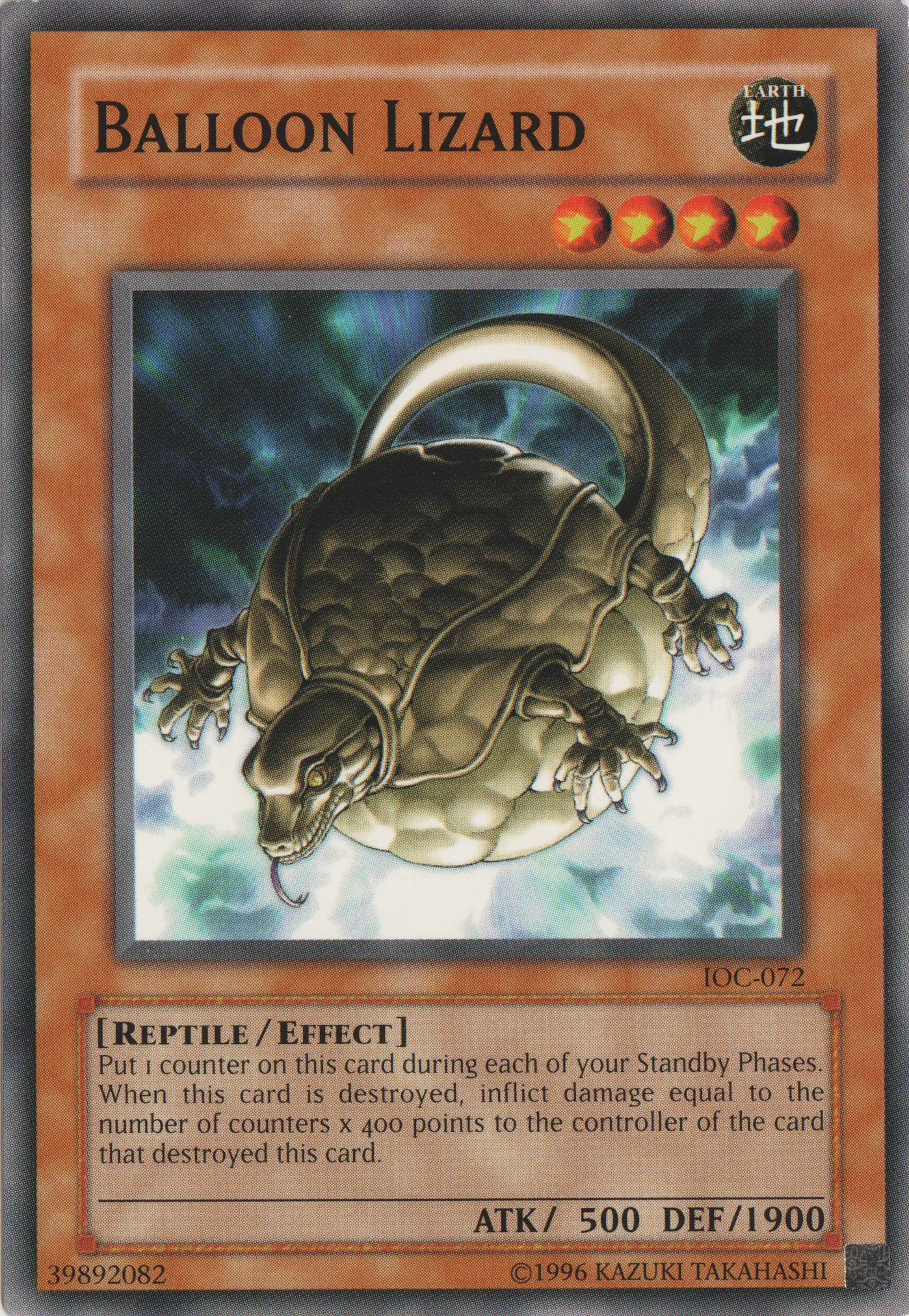 Lézard Ballon — Invasion of Chaos - Unlimited — Yu-Gi-Oh!