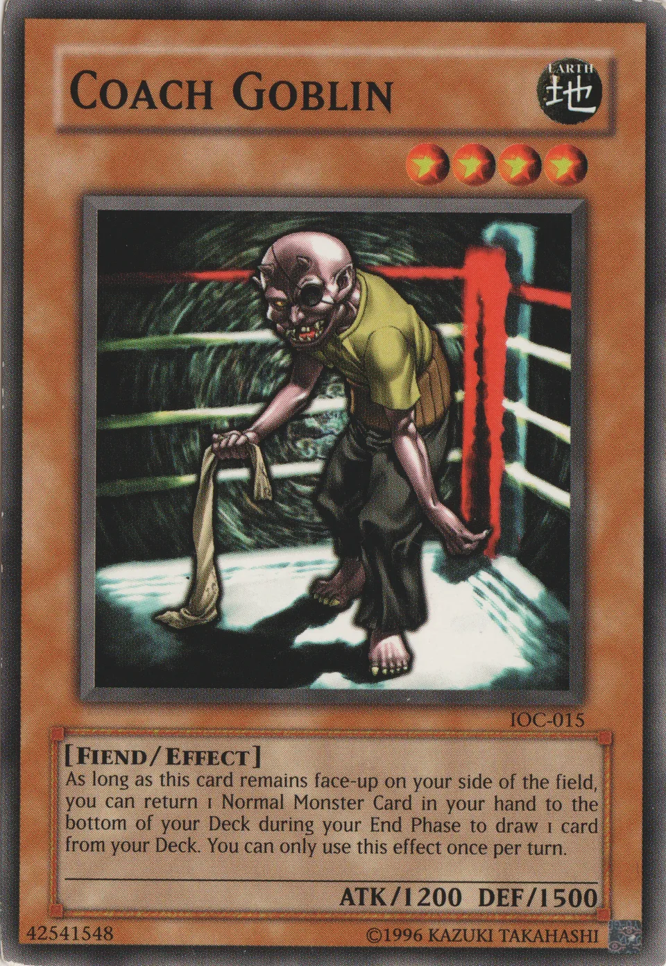 Coach Goblin from Invasion of Chaos - Unlimited - Yu-Gi-Oh!