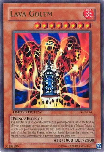 Lava Golem — Invasion of Chaos — Yu-Gi-Oh!