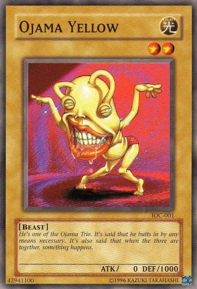 Ojama Yellow — Invasion of Chaos - Unlimited — Yu-Gi-Oh!