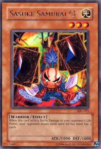 Sasuke Samurai #3 — Invasion of Chaos - Unlimited — Yu-Gi-Oh!