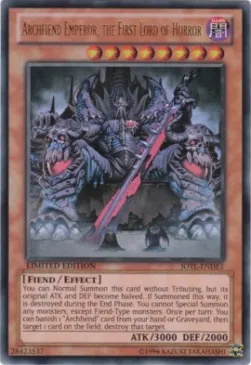 Empereur Archdémon, le Premier Seigneur de l'Horreur — Judgment of the Light — Yu-Gi-Oh!