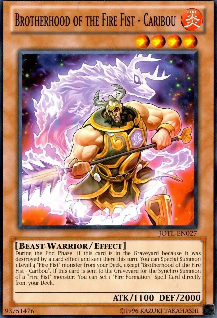 Confrérie du Poing de Feu - Caribou — Judgment of the Light - Unlimited — Yu-Gi-Oh!