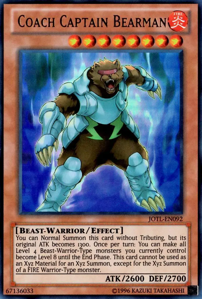 Bearman Capitaine Entraîneur — Judgment of the Light - Unlimited — Yu-Gi-Oh!