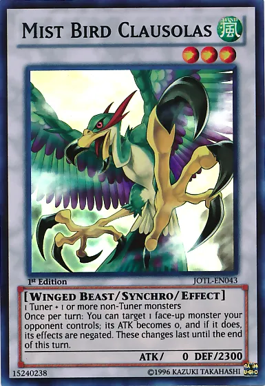 Mist Bird Clausolas — Judgment of the Light — Yu-Gi-Oh!